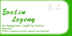 evelin legeny business card